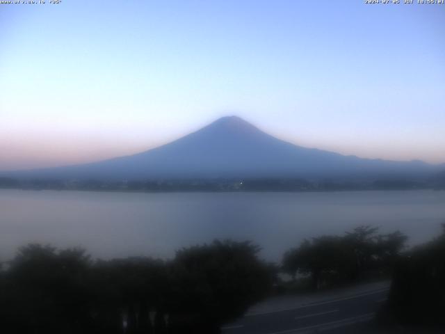 河口湖からの富士山