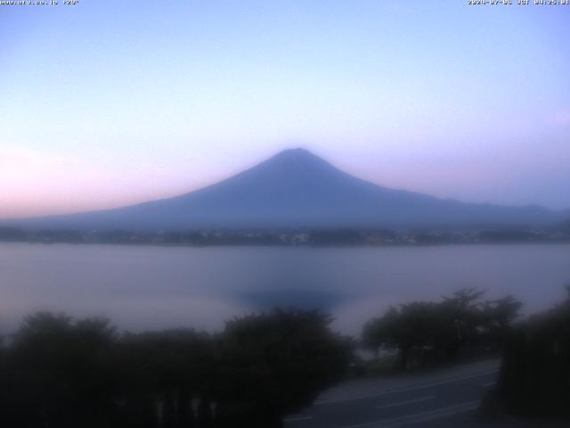 河口湖からの富士山