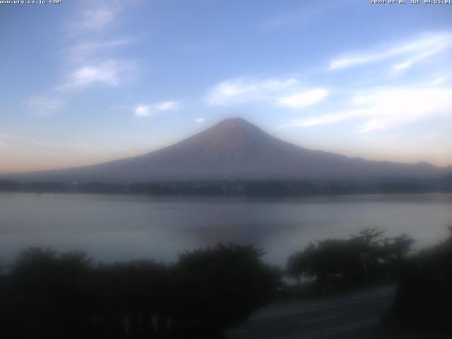 河口湖からの富士山