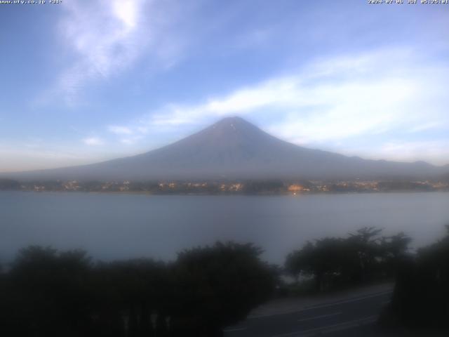 河口湖からの富士山