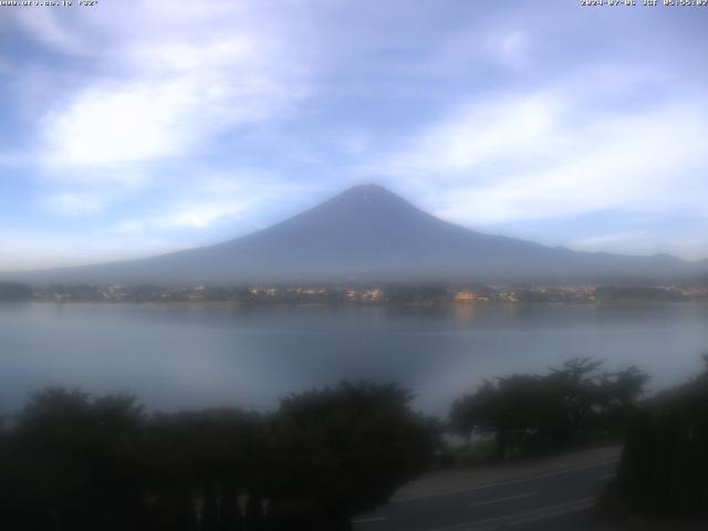 河口湖からの富士山