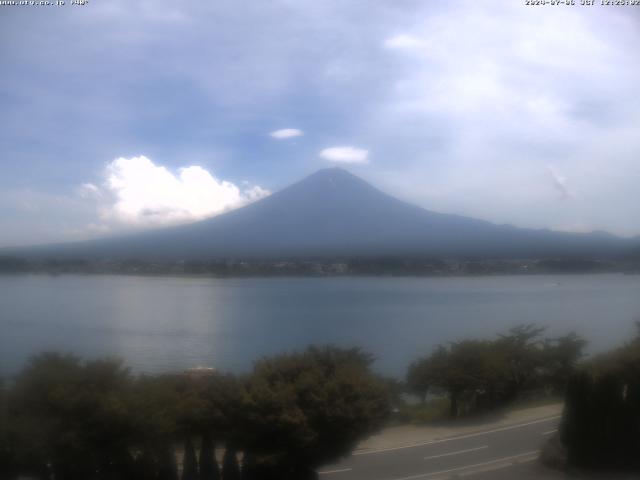 河口湖からの富士山