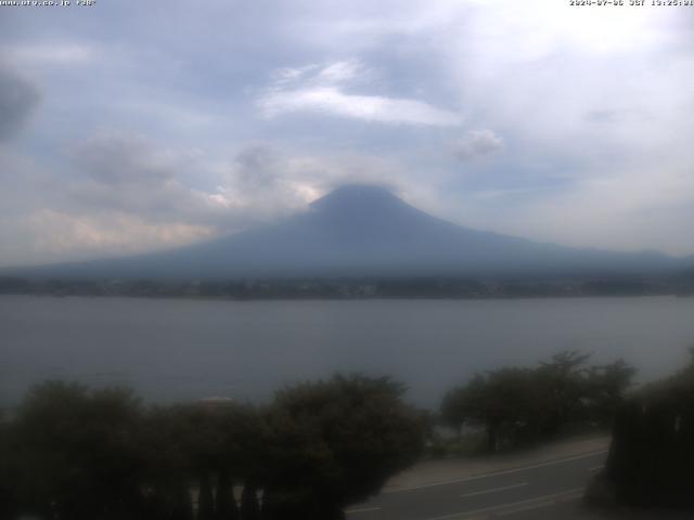 河口湖からの富士山