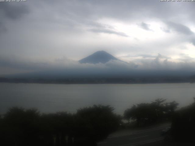 河口湖からの富士山