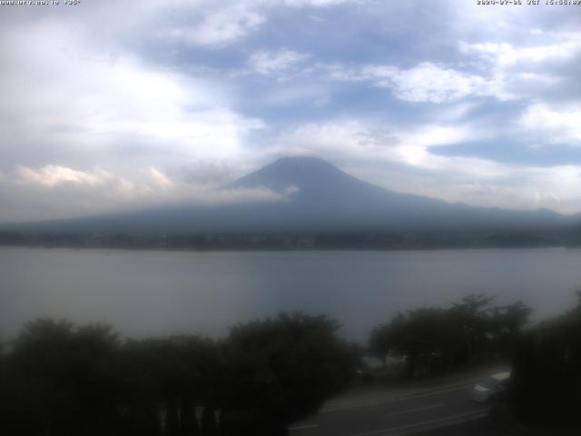 河口湖からの富士山