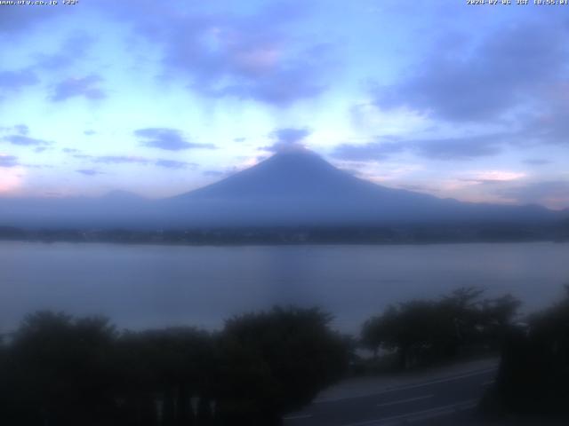 河口湖からの富士山