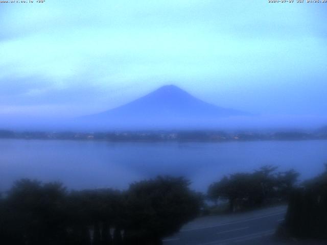 河口湖からの富士山