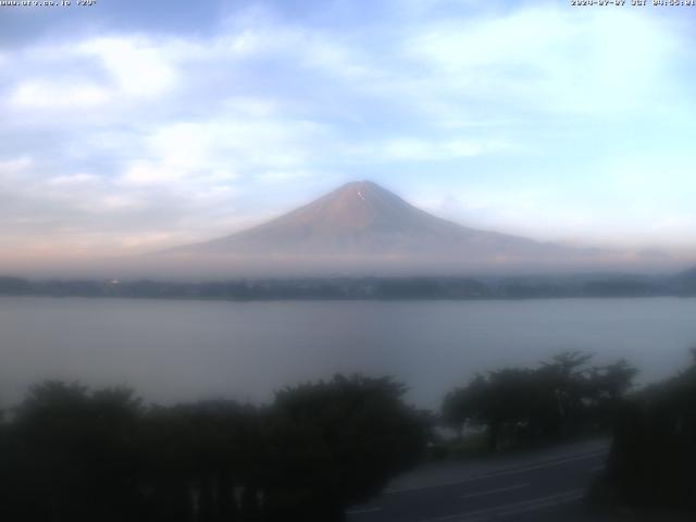 河口湖からの富士山