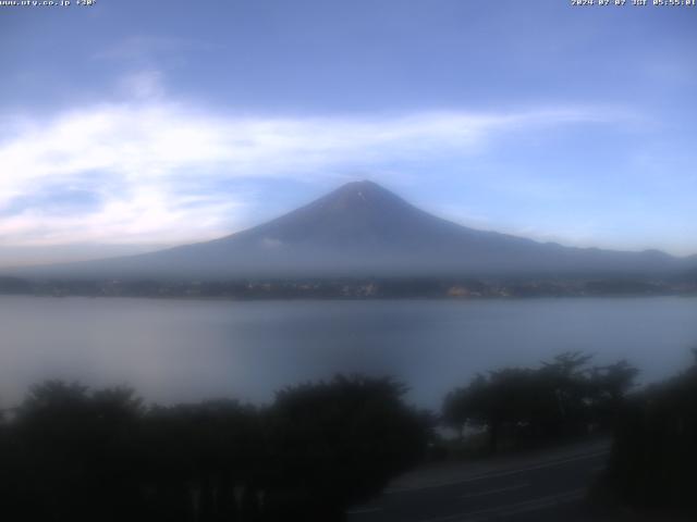 河口湖からの富士山