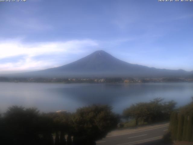 河口湖からの富士山