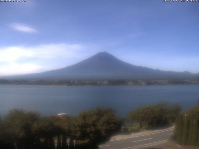 河口湖からの富士山