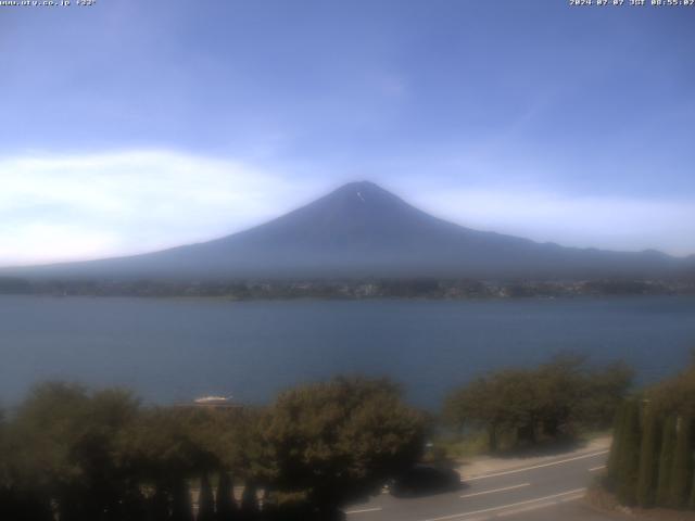 河口湖からの富士山