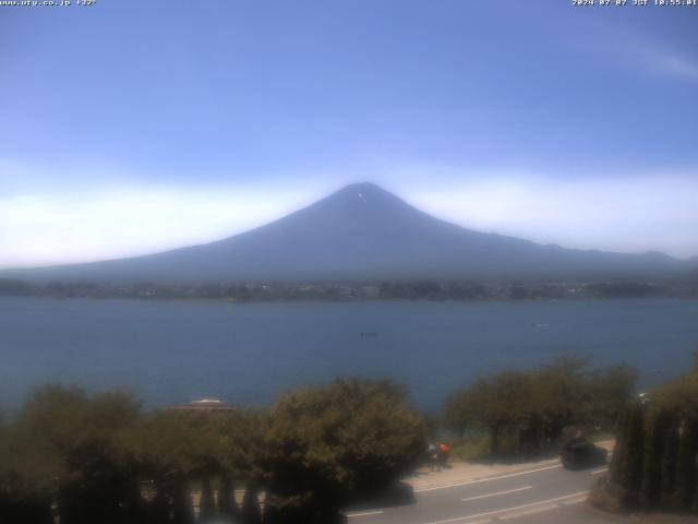 河口湖からの富士山