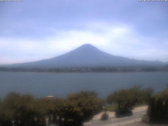 河口湖からの富士山