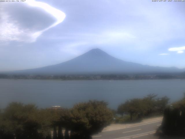 河口湖からの富士山