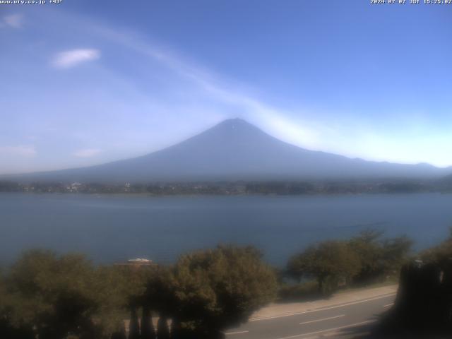 河口湖からの富士山