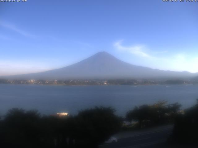 河口湖からの富士山