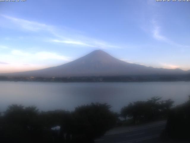 河口湖からの富士山