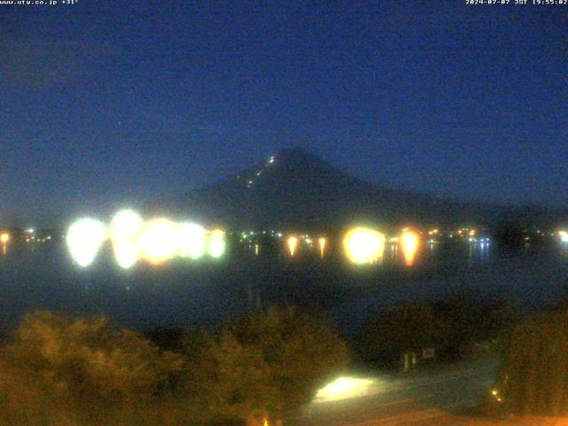 河口湖からの富士山