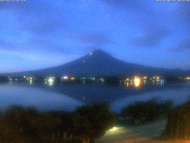 河口湖からの富士山