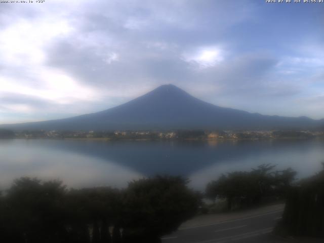 河口湖からの富士山