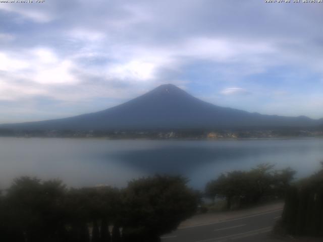 河口湖からの富士山