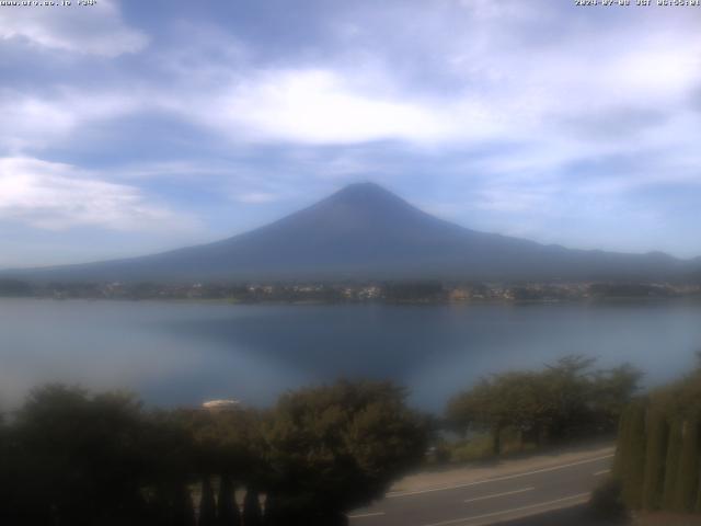 河口湖からの富士山