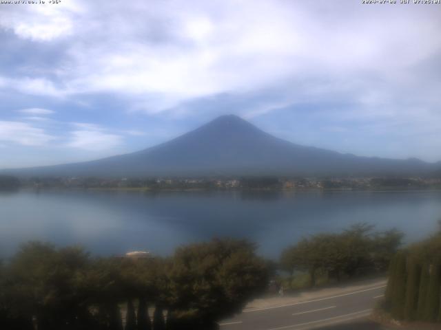 河口湖からの富士山