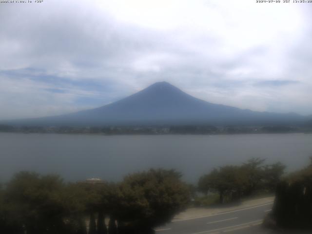 河口湖からの富士山