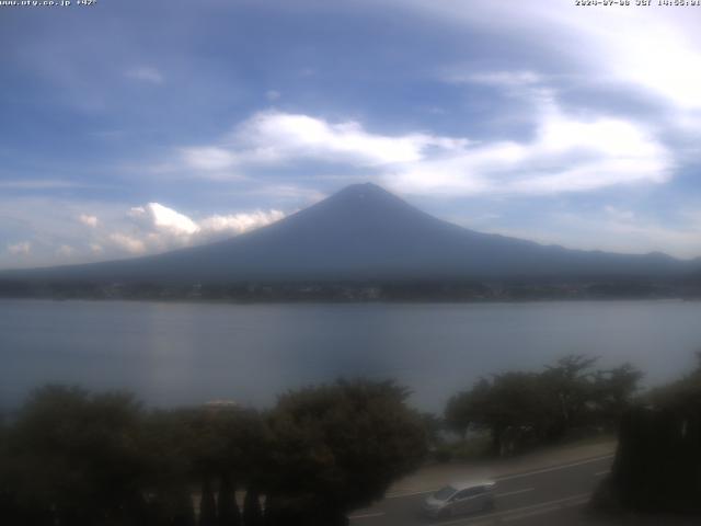 河口湖からの富士山