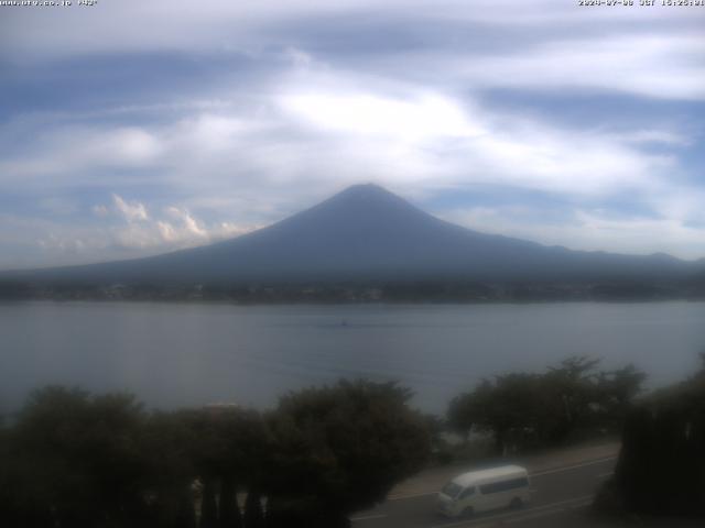 河口湖からの富士山