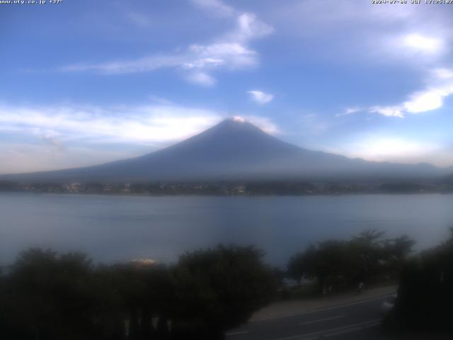 河口湖からの富士山