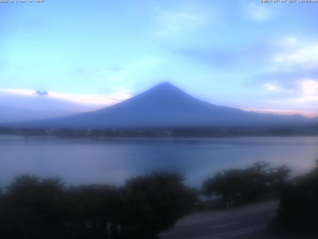 河口湖からの富士山