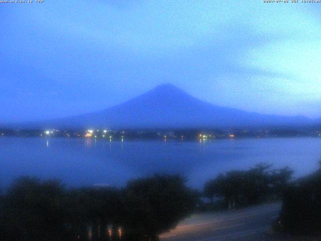 河口湖からの富士山