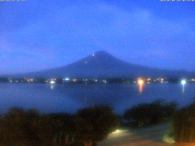 河口湖からの富士山