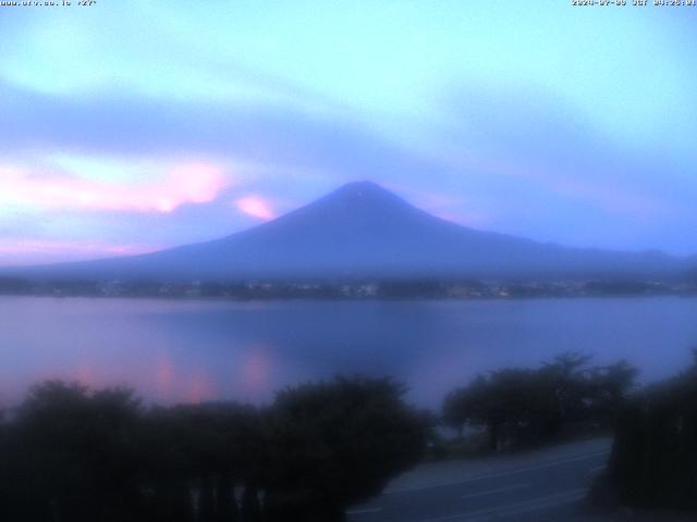 河口湖からの富士山