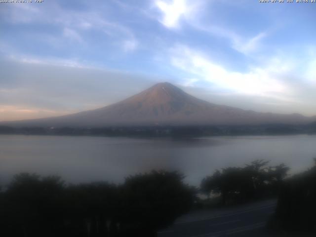 河口湖からの富士山