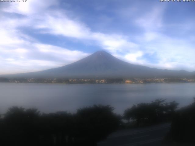 河口湖からの富士山