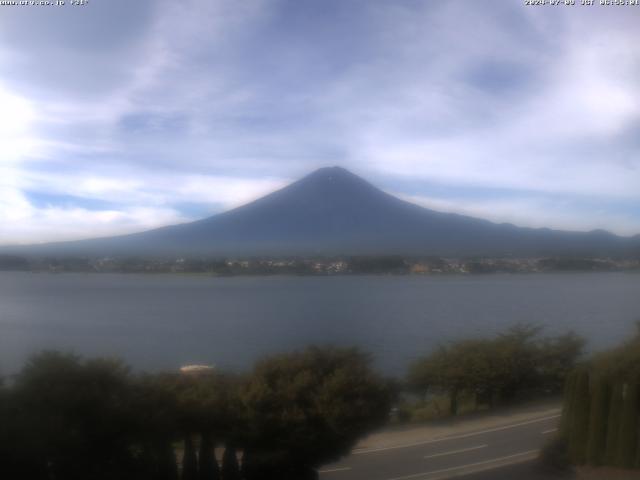 河口湖からの富士山