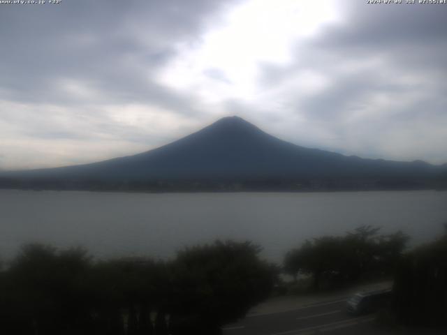 河口湖からの富士山