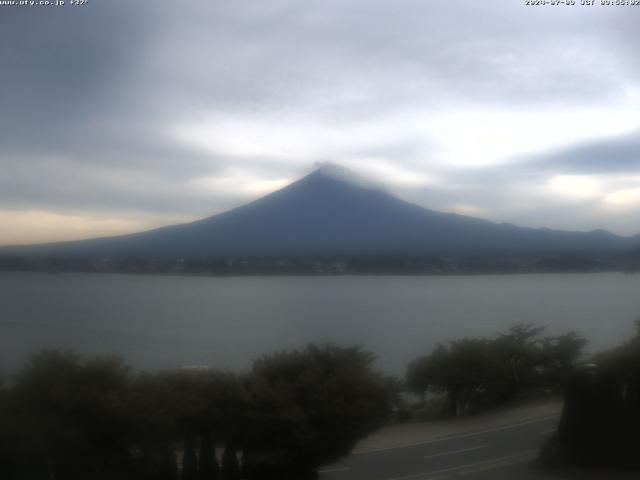 河口湖からの富士山