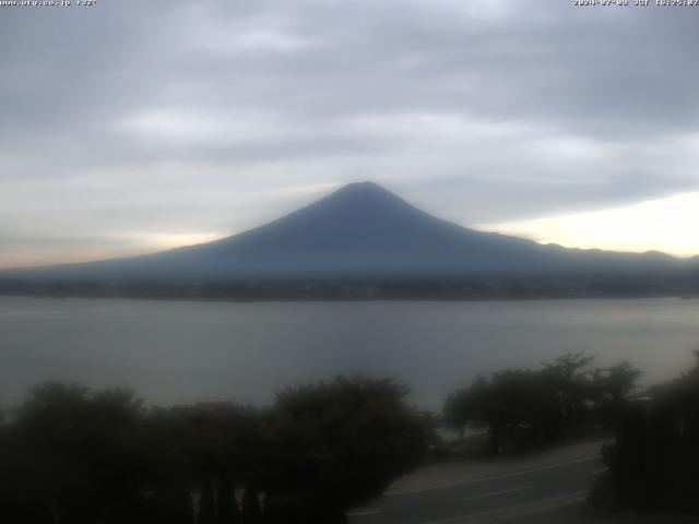 河口湖からの富士山