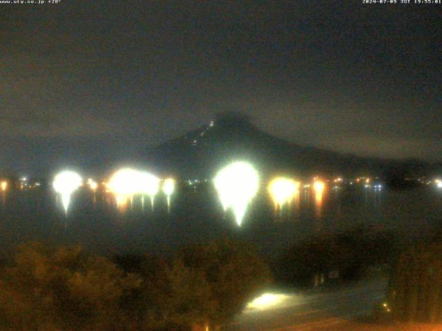 河口湖からの富士山