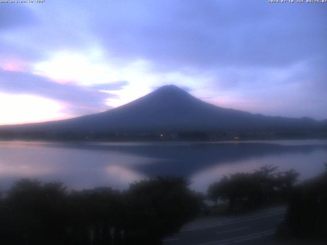 河口湖からの富士山