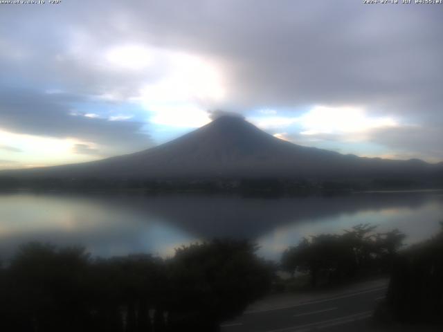 河口湖からの富士山