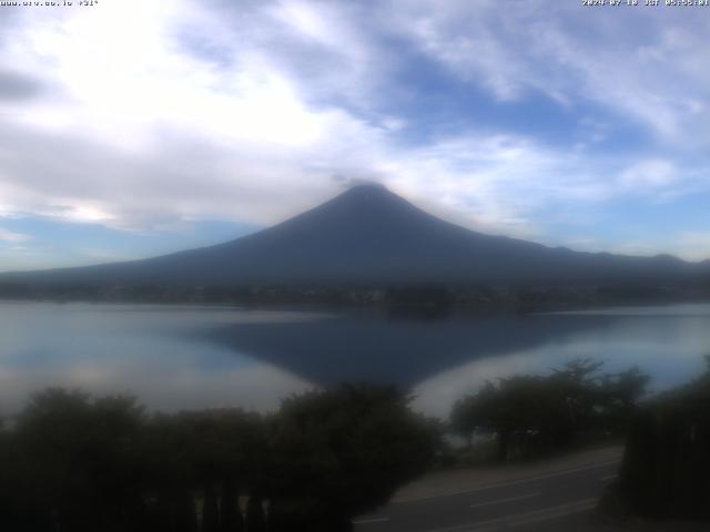 河口湖からの富士山