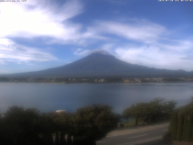 河口湖からの富士山