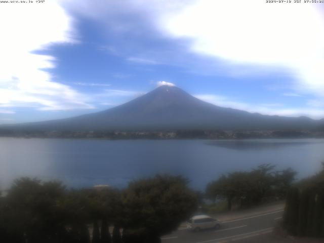 河口湖からの富士山