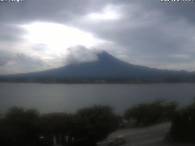 河口湖からの富士山