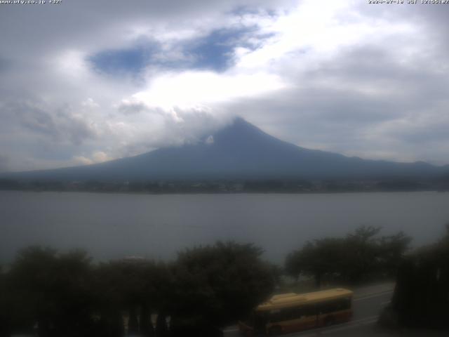 河口湖からの富士山